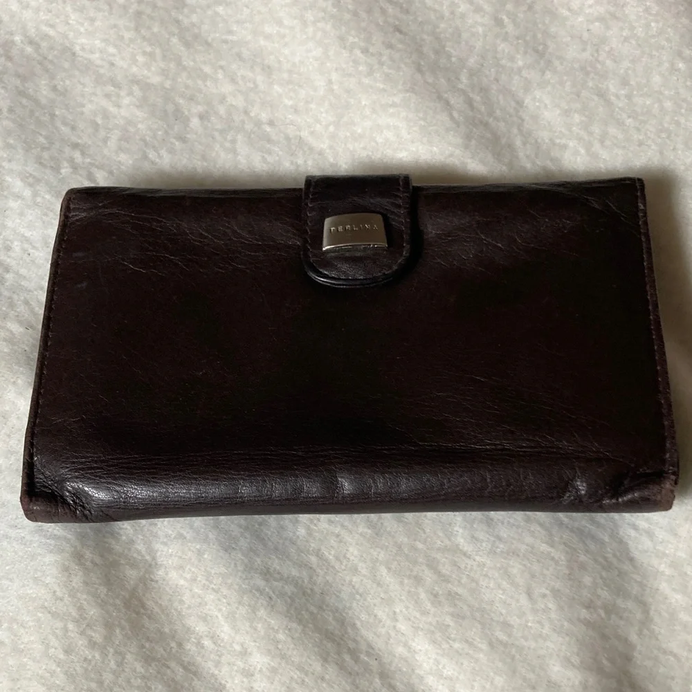 Perlina Rich Brown Leather Wallet